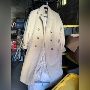 Cream Teddy Coat.